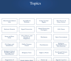 tool to compare state and federal constitutional provisions